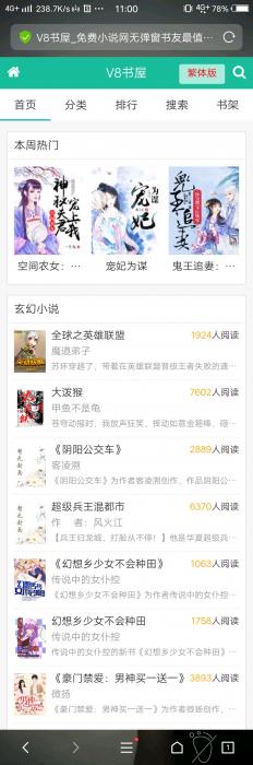 非常好看的小说网站源码带教程