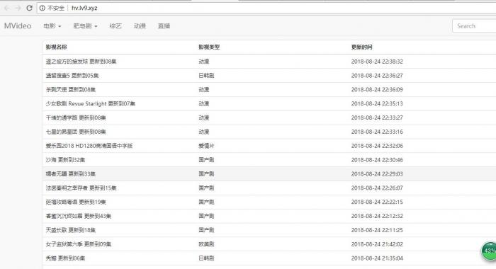 MVideo影视自动采集系统全开源