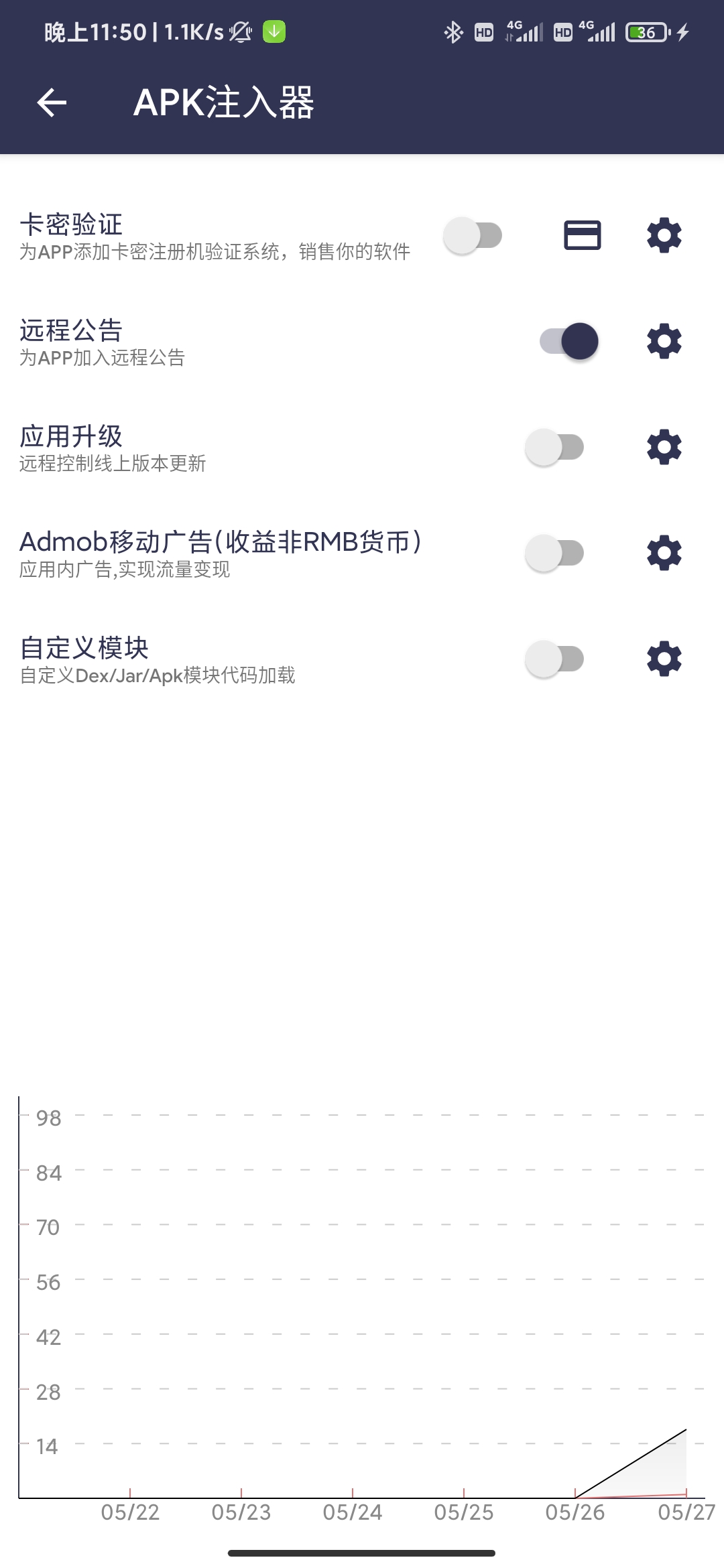 Arm pro 支持网络弹窗/卡密/应用升级 脱壳等功能