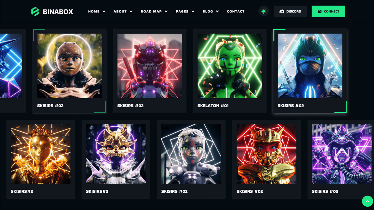 六首页数字藏品NFT交易网React NextJS网站模板 六首页数字藏品NFT交易网React NextJS网站模板