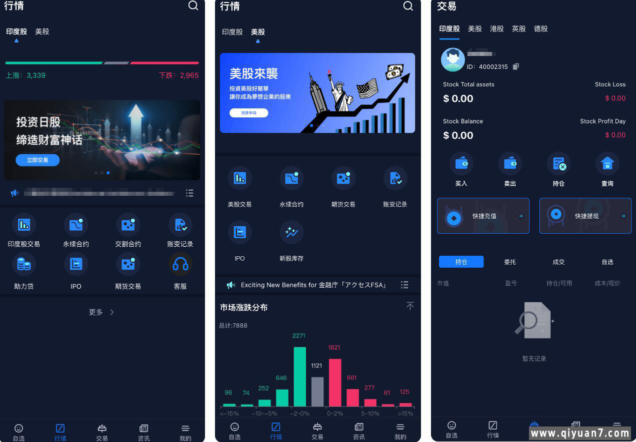 十三国多语言 美股印度股源码 综合交易所 前端uniapp纯源码+后端Java纯源码