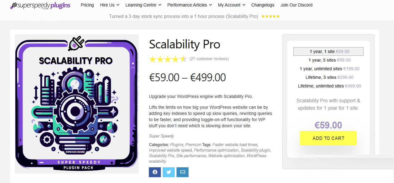 WordPress 数据库优化插件开心免费版–Scalability Pro v5.64 WordPress 数据库优化插件开心免费版–Scalability Pro v5.64