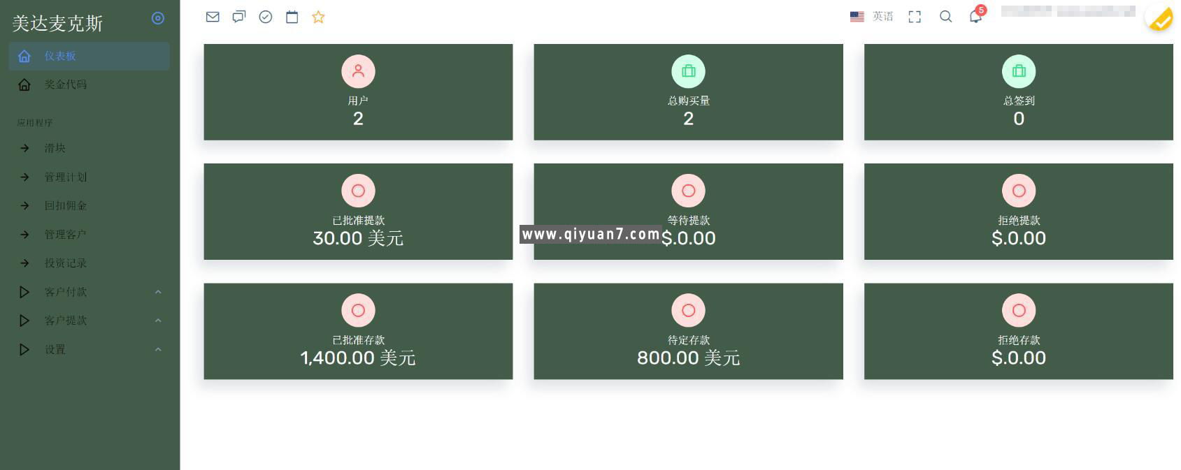 海外基金项目投资理财源码