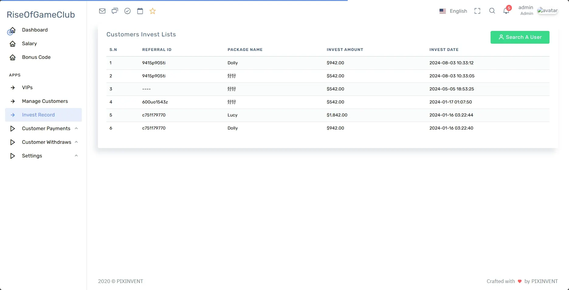 纯英文海外游戏崛起挖矿俱乐部矿机理财投资源码下载