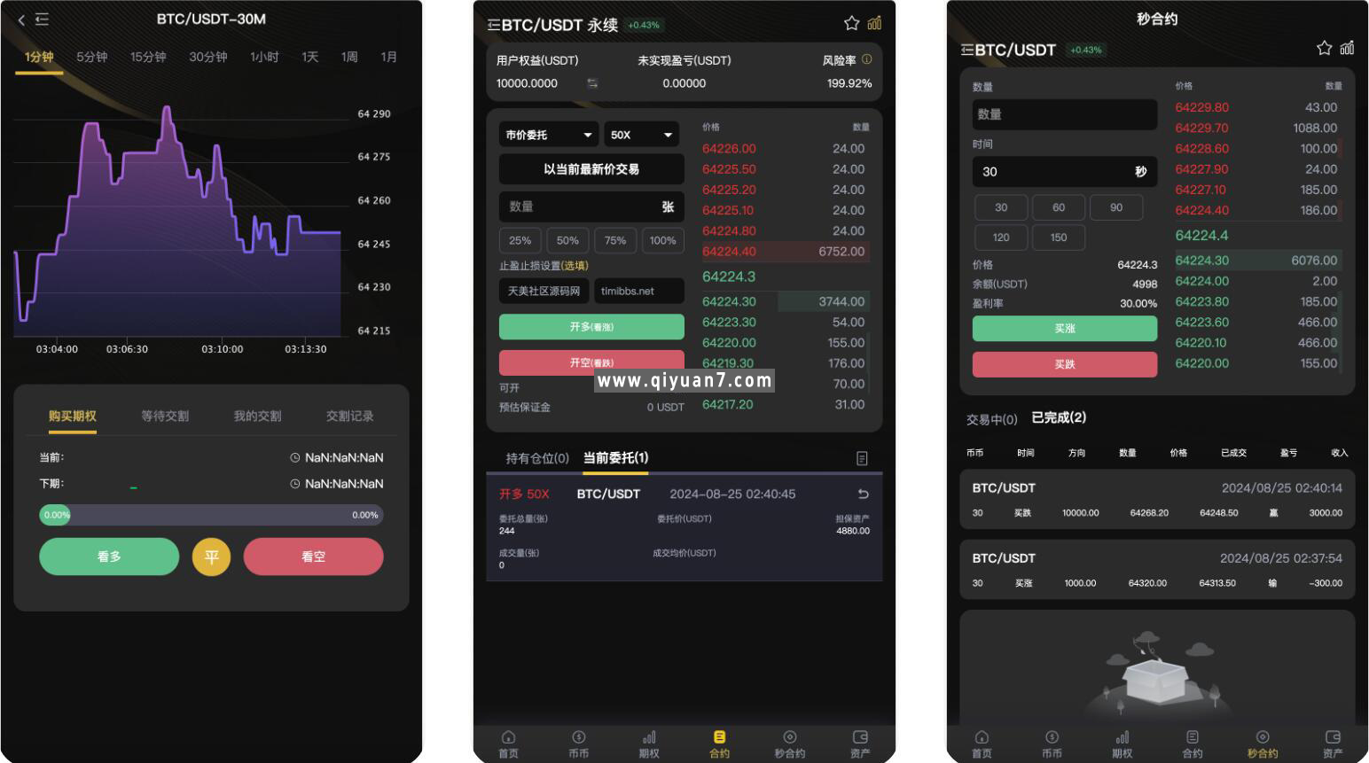 全开源BitWell多语言交易所源码OTC+永续合约+代理渠道商前端uniapp+后端php