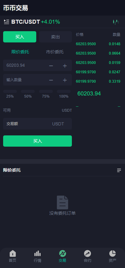 GNCEX修复版 /8国语言交易所/功能完美运营/合约/秒合约交易所