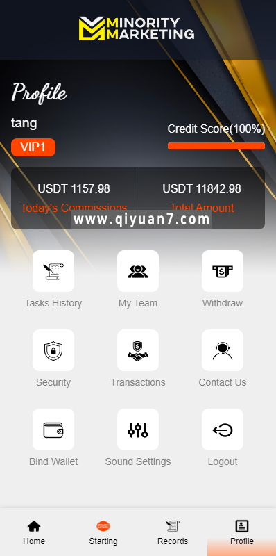 海外抢单刷单系统连单系统VUE3开发源码，后端thinkphp框架全开源