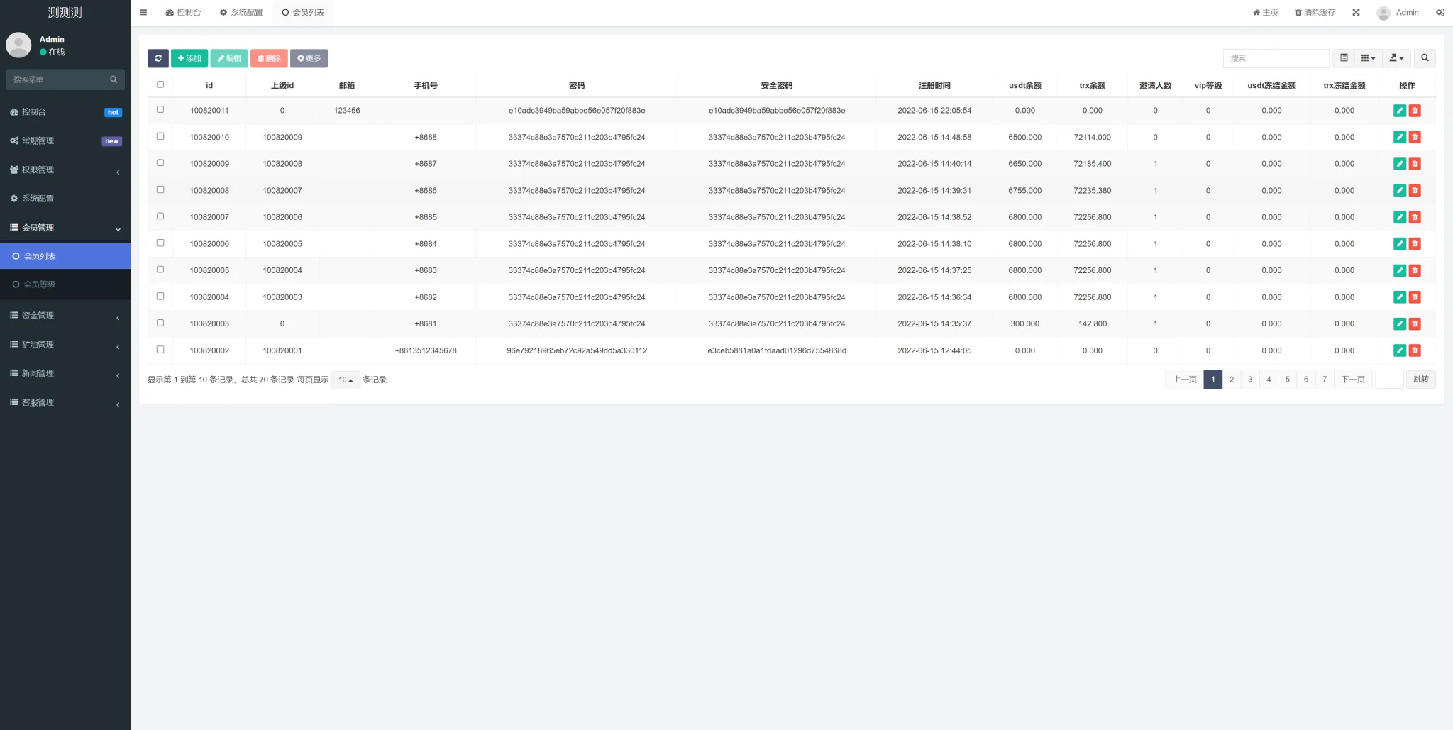 新版USDT云算力矿机系统/TRX区块链投资理财系统/质押挖矿源码免费下载