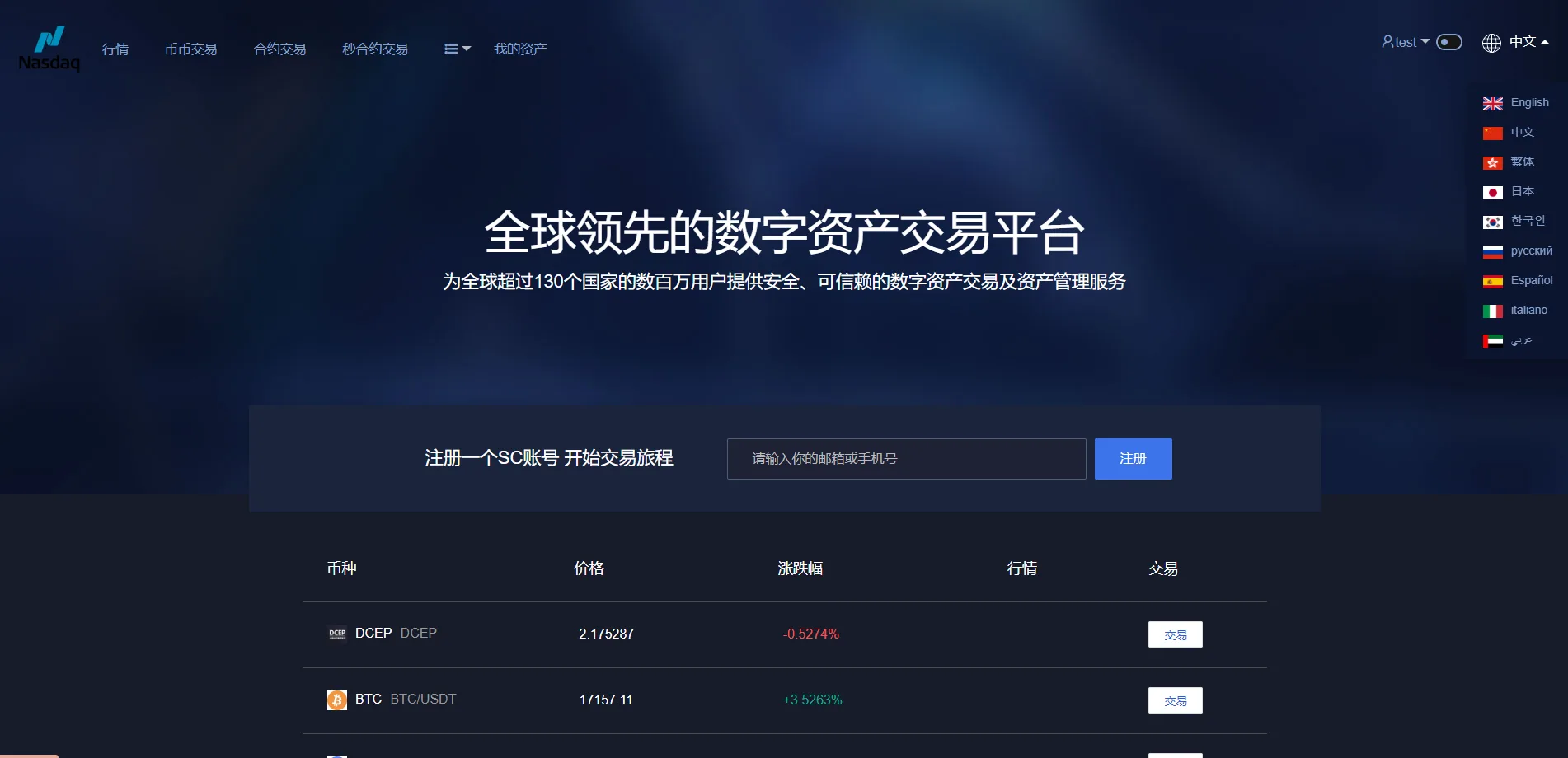 HUOBI多语言交易所源码/合约交易/币币交易/挖矿理财/合约期权