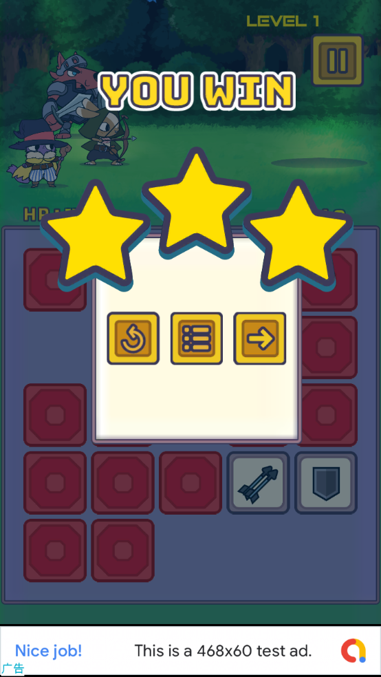 英雄卡匹配对战游戏源代码 英文：Matching Cards Hero Puzzle Game