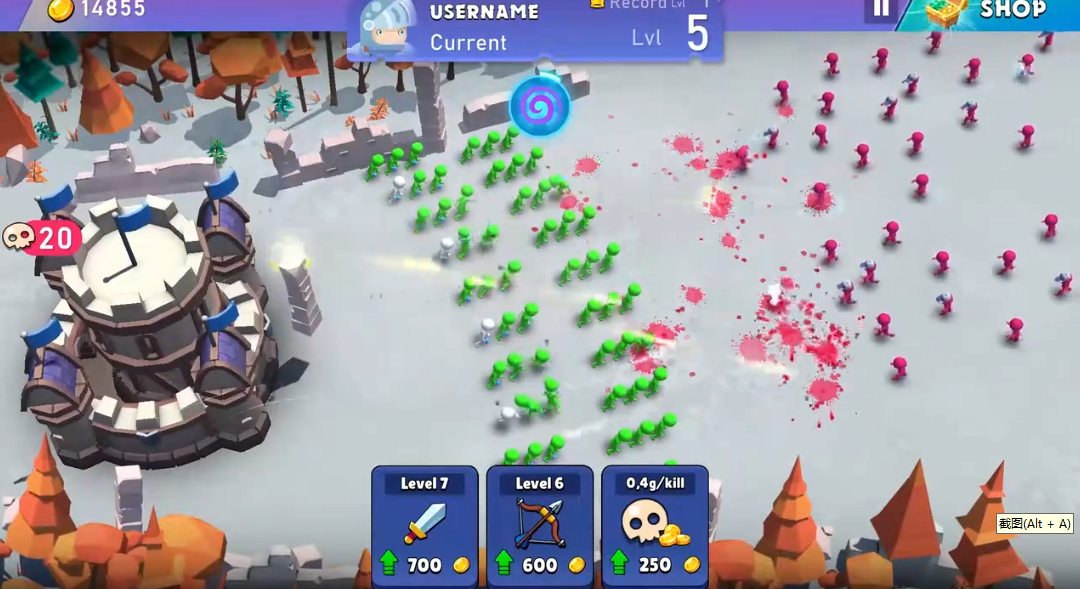 Unity Stick Guys Defense 塔防策略游戏代码
