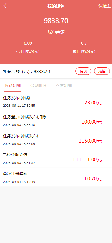 全新「悬赏任务平台」拉新地推系统源码 全新「悬赏任务平台」拉新地推系统源码