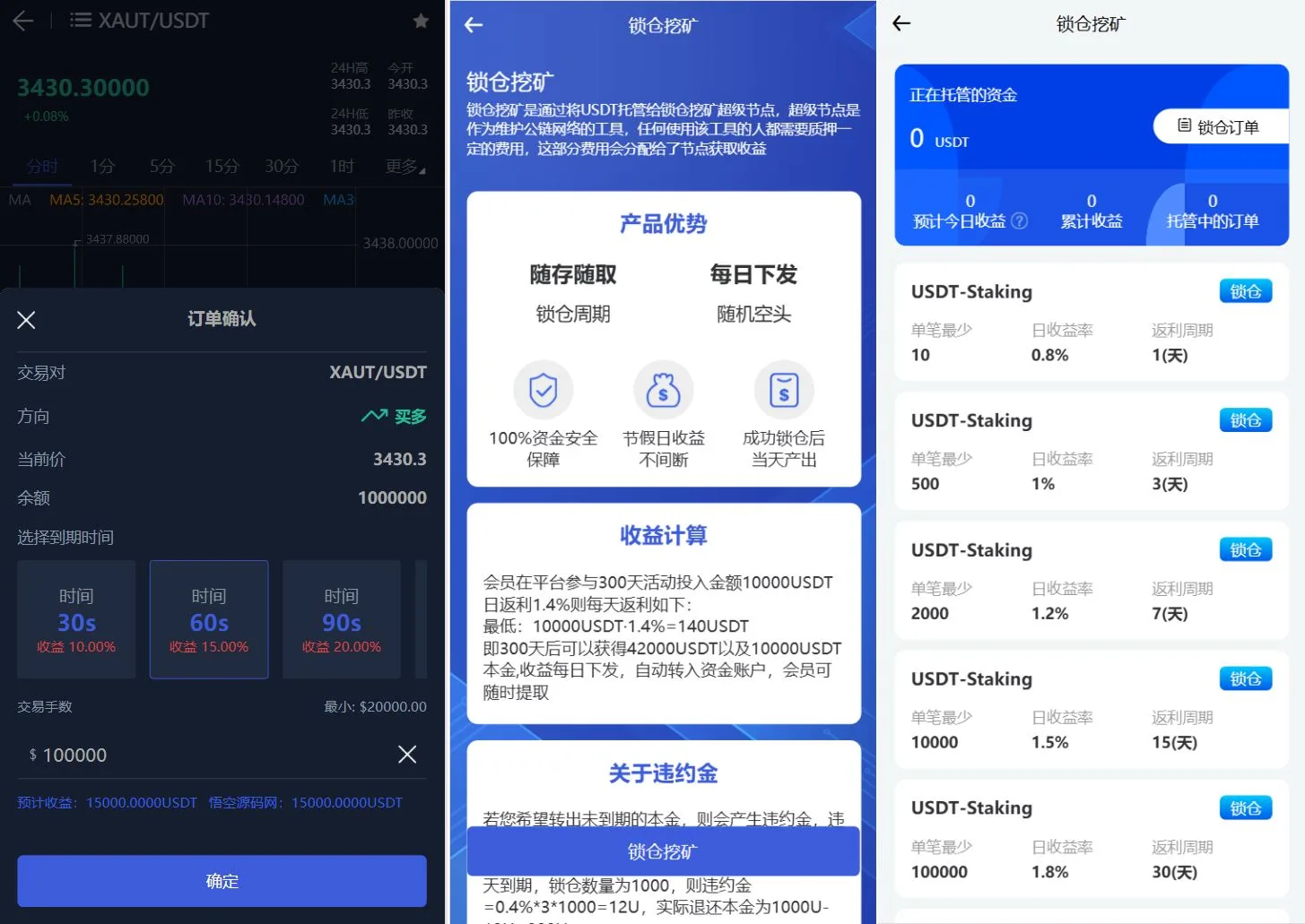 Phemex多语言交易所源码/期权交易+合约交易+新币申购+锁仓挖矿+平台币发行+K线行情控制/前端uniapp编译后+后端PHP Phemex多语言交易所源码/期权交易+合约交易+新币申购+锁仓挖矿+平台币发行+K线行情控制/前端uniapp编译后+后端PHP