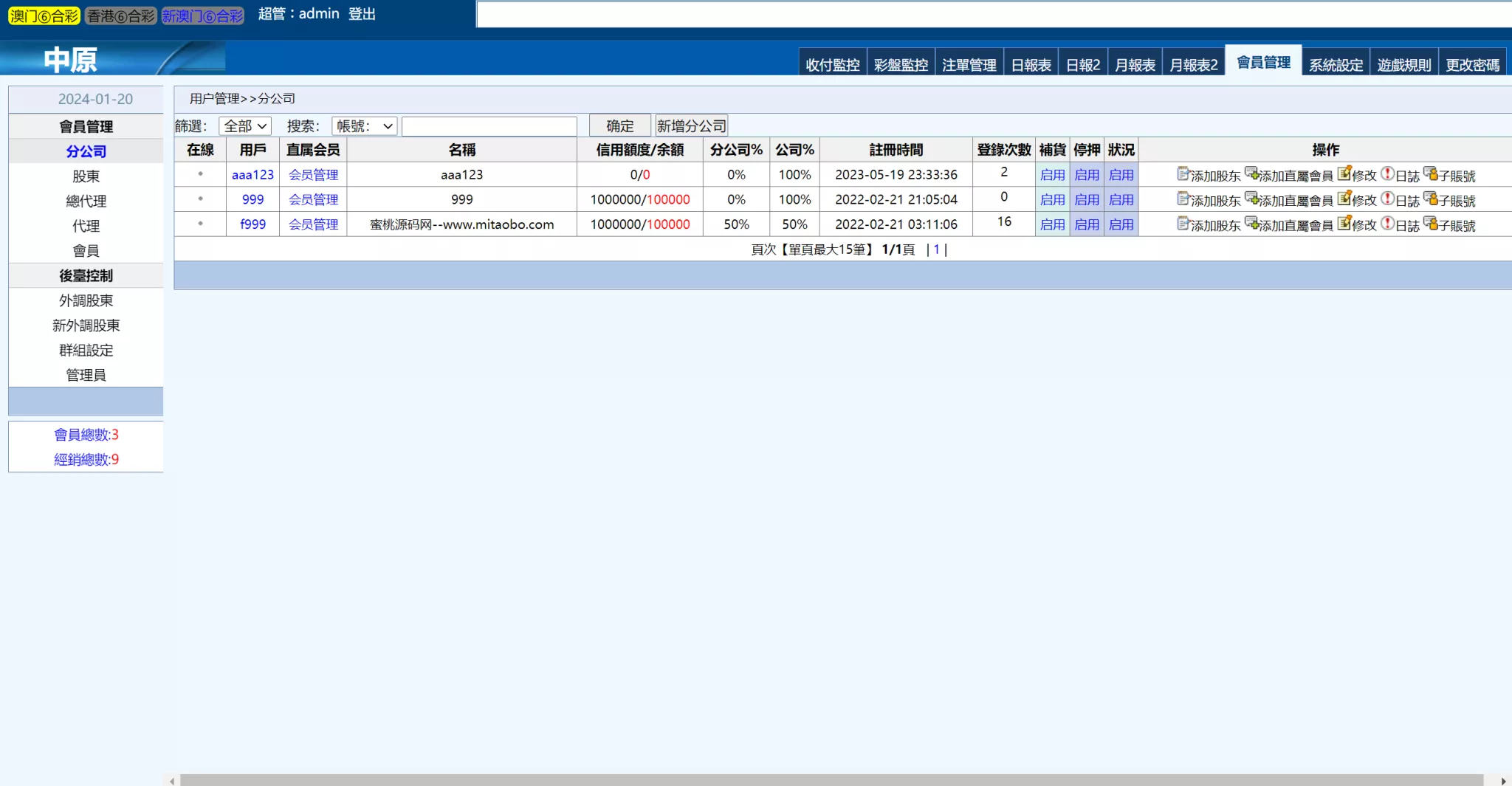 【三合一中原OA信用盘源码】完整运营版本+搭建教程